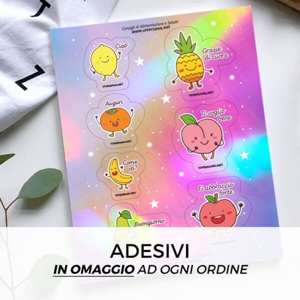 Adesivi olografici in omaggio - Dolci pensieri